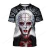 Horror Movie Hellraiser 3d Print T-shirt Men Women Fashion Breathable Short Sleeve Tops Tees Halloween Tshirt Men Clothing Child