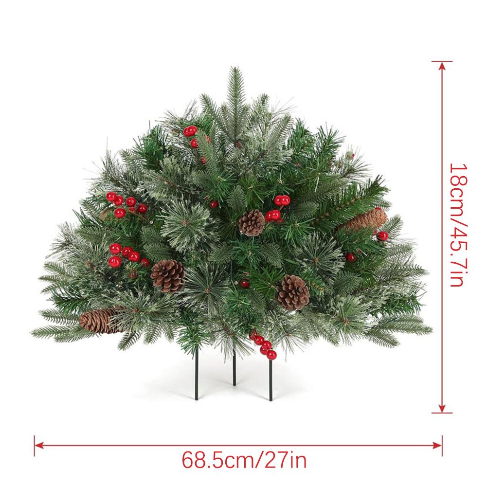 Pre-Lit Artificial Urn Filler Tradition Cordless Urn Filler For Home Party Decoration