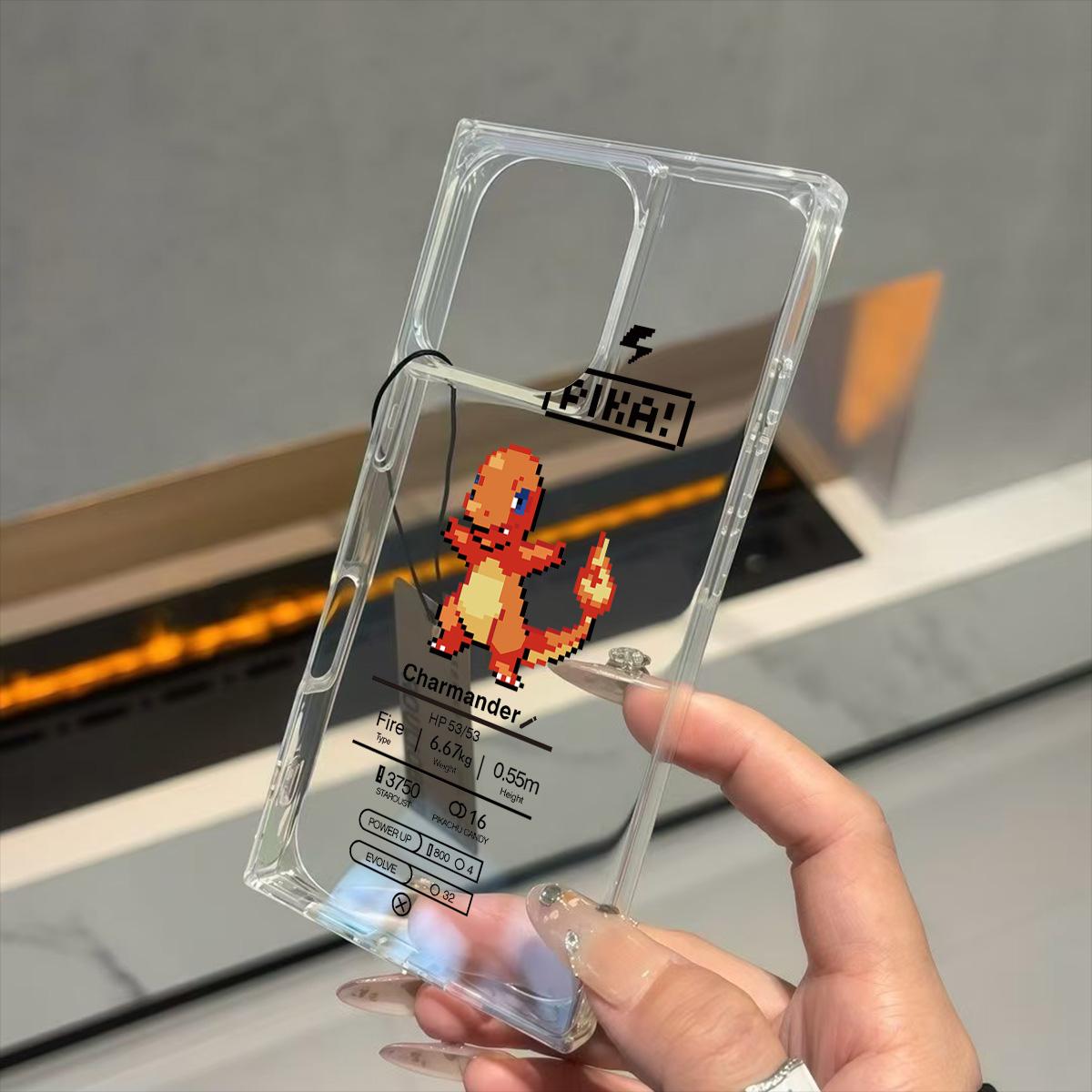 

Прозрачный квадратный чехол-накладка для iPhone 16 ProMax 14 Pro Max 11 15 Plus 13 12, защита от окисления, чехол с милым узором Хамелеона iphone 11 ProMax