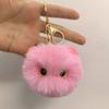 Plüschkatze Schlüsselanhänger Pelzball Puppe Tasche Anhänger Schlüssel Rucksack Geldbörse Zubehör Auto Innenraum Dekoration