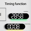 Large LED Wall Clock with Remote Control and Count Down Function 2 Alarms Temperature for Students and Professional