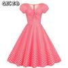 Fashion Summer Spring Short Sleeve V-Neck Casual Dresses
