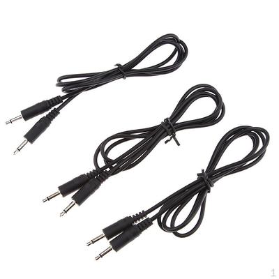 3 Stück 3,5 mm 1/8 Zoll Aux-Hilfsstecker auf
