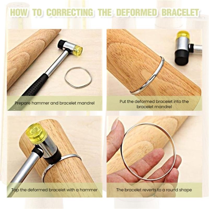 Professional Ring Size Measurement Rod Sturdy Rings Size Finding Tool Unique Measuring Rod Accessory for Jewelry Making