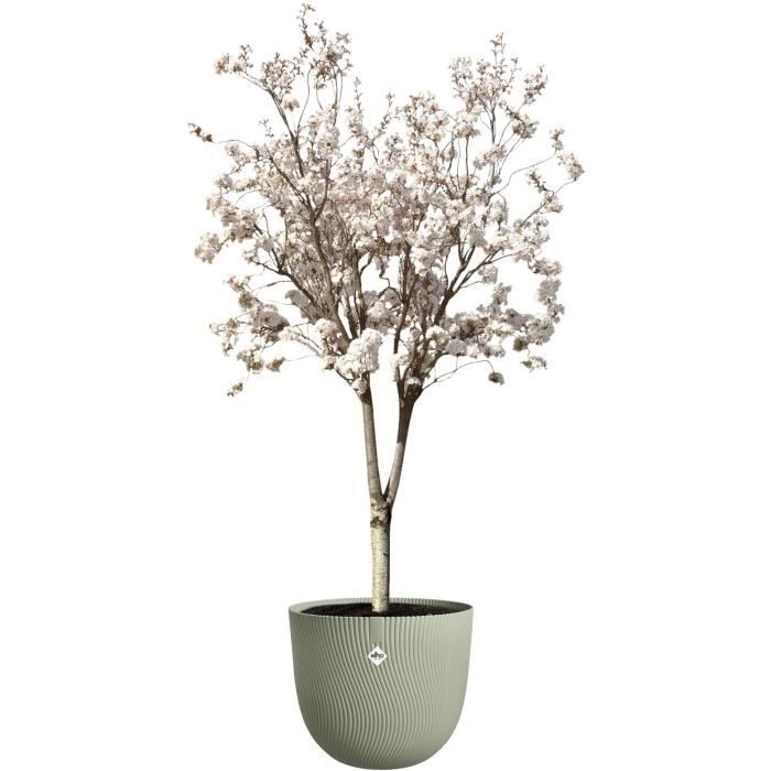 ELHO Pot de fleurs Sereh Rond 47 - Vert - Ø 47 x H 40 cm - 100% recyclé
