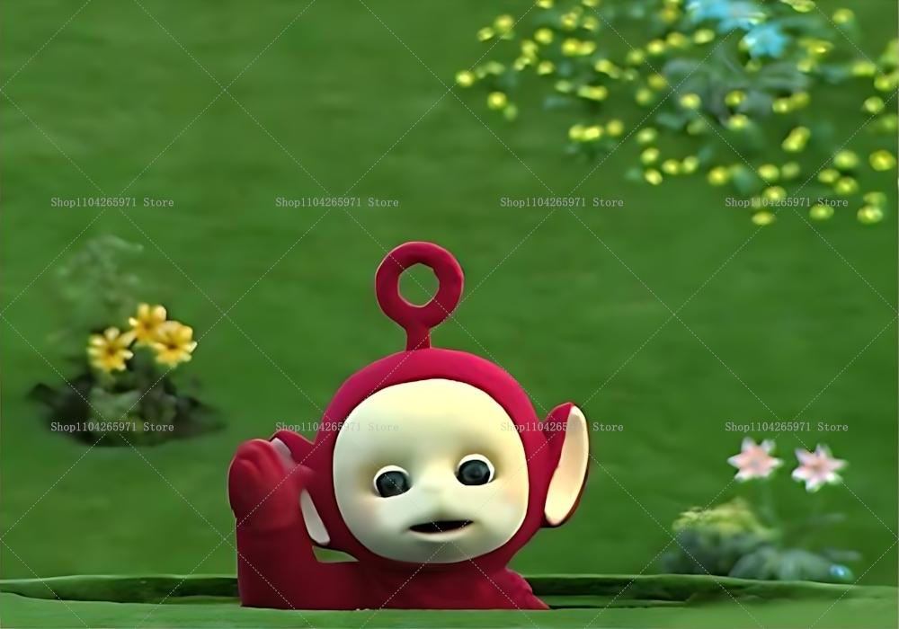 Background with Teletubbies Design, Children s and Girls Party Decoration, Photo Background 150X100CM