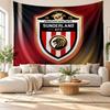 Sunderland Fußball Wandteppich, Weiches Stoff Wandbehang, Dekorative Kulisse Für Schlafzimmer Heim Wandkunst
