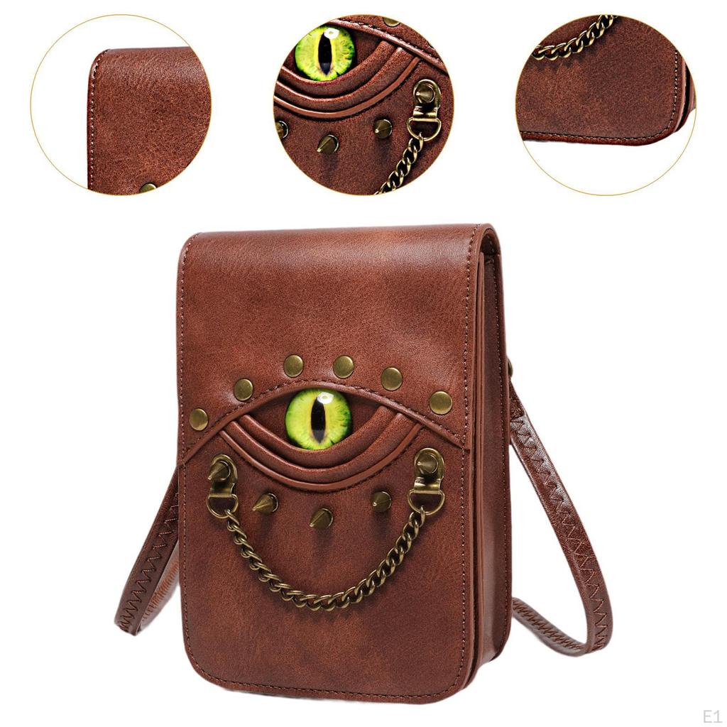 Phone Purse for Women Men Lightweight Bag Rivets