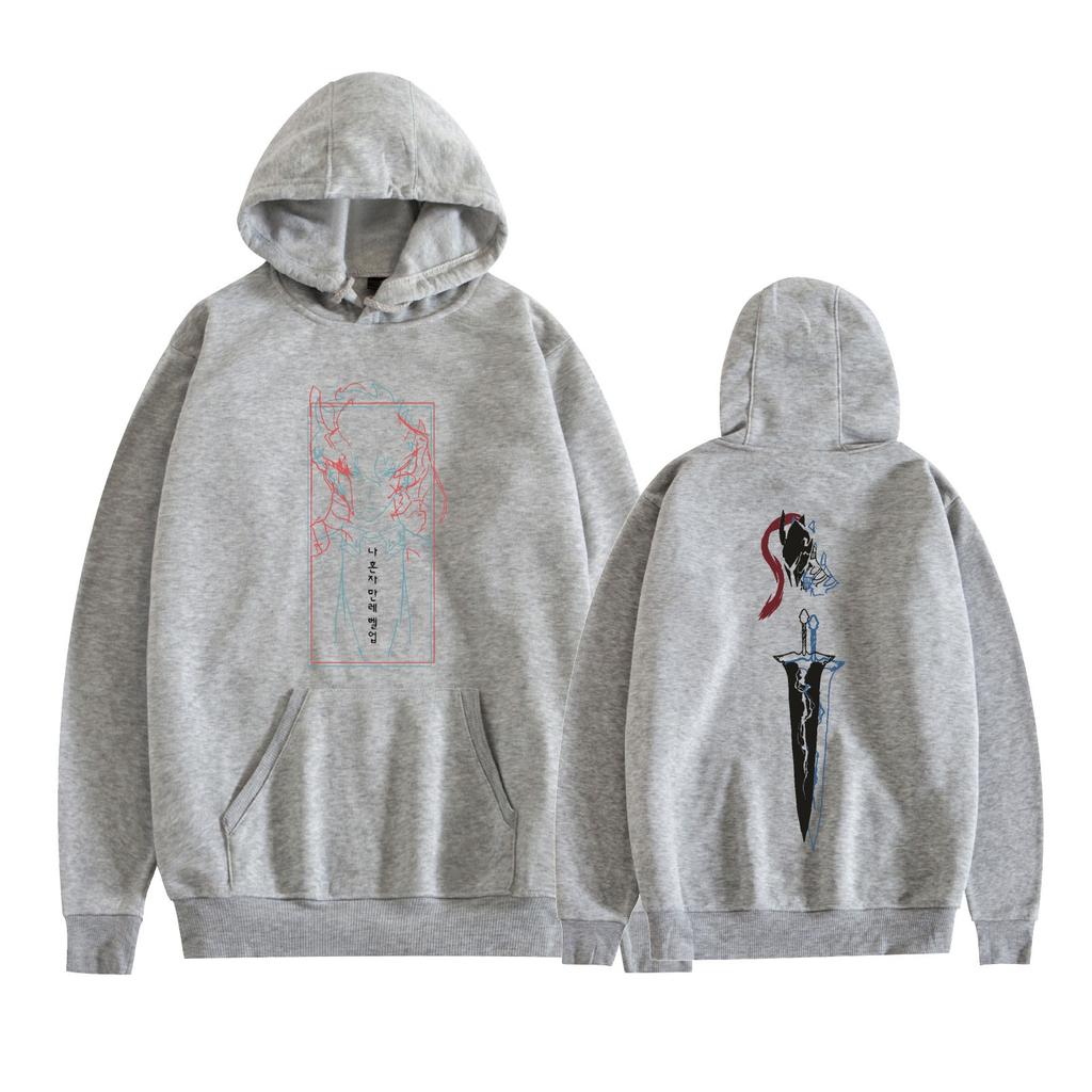 Fashion Unisex Casual Solo Leveling Cartoon Hoodies Sweatshirt Outdoor Sport Cosplay Pullovers Hoodie