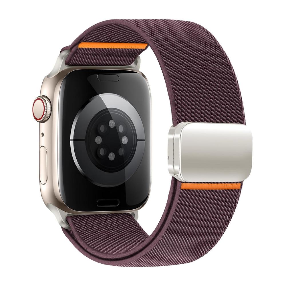 

Magnetic Sport Strap For Apple Watch Band 49mm 45mm 46mm 44mm 42 41 40mm Nylon Correa Bracelet IWatch Ultra3 11 10 9 8 7 6 5 SE 42 44 45 49 S11-46mm