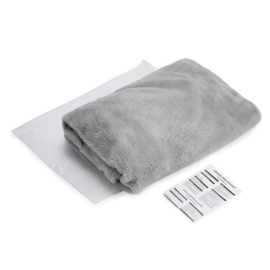 USB Heated Shawl Blanket with Double-Layer Soft Flannel Polar Fleece 3 Temp Levels Portable Electric Wrap