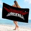 Baby Metal Logo Handtuch Mikrofaser Strandhandtuch Saugfähig Schnelltrocknend Weich Yoga Schwimmen Resort Bergsteigen Handtuch