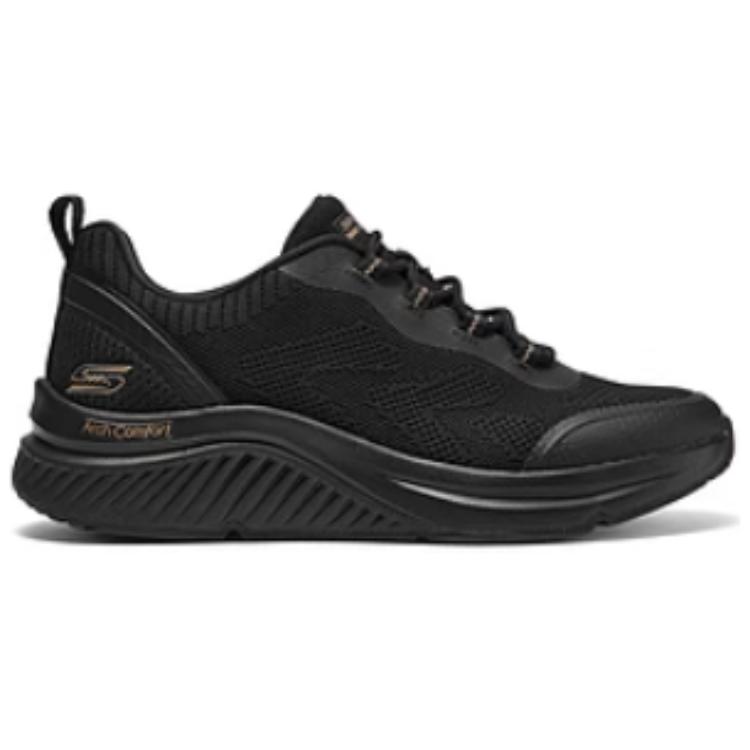 Skechers Arch Comfort Casual Running Shoes Women Sneakers Black 117561-BBK