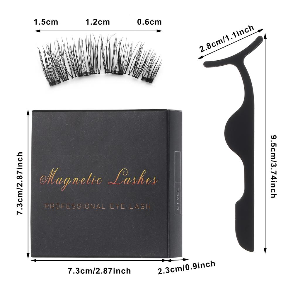 Needd Magnetic Lashes Without Eyeliner Fourfold Ultra Thin Magnets Magnetic False Eyelashes