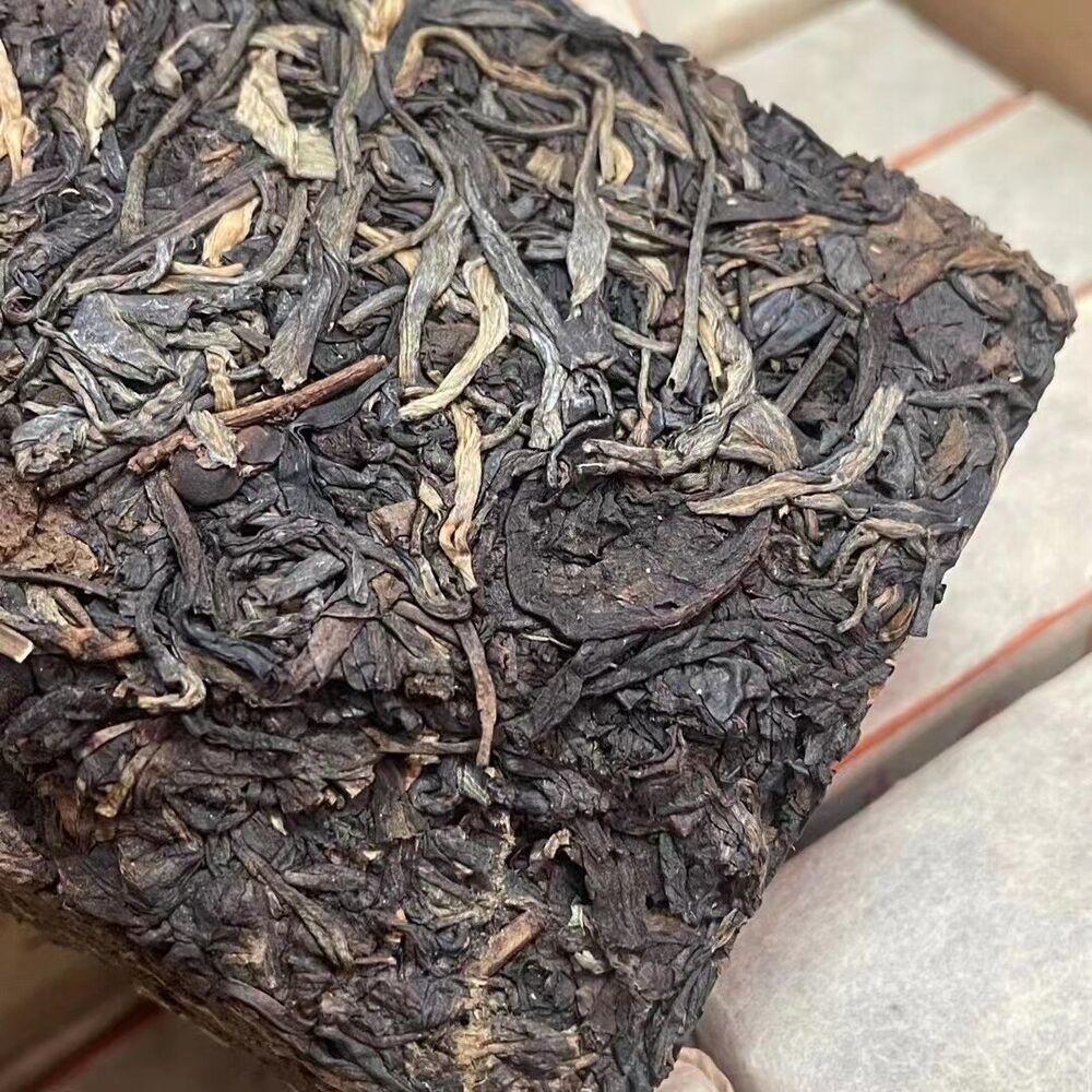 500g Yunnan Puerh Tuğla Çayı 2003 Banzhang Çay Kralı Ham Pu-erh Çay Tuğla Pu'er