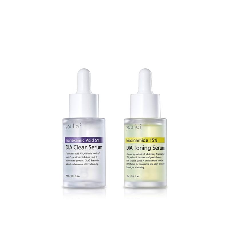 

Yurif Dia Отбеливающая сыворотка Дуо 30 мл (Набор из 2 предметов)