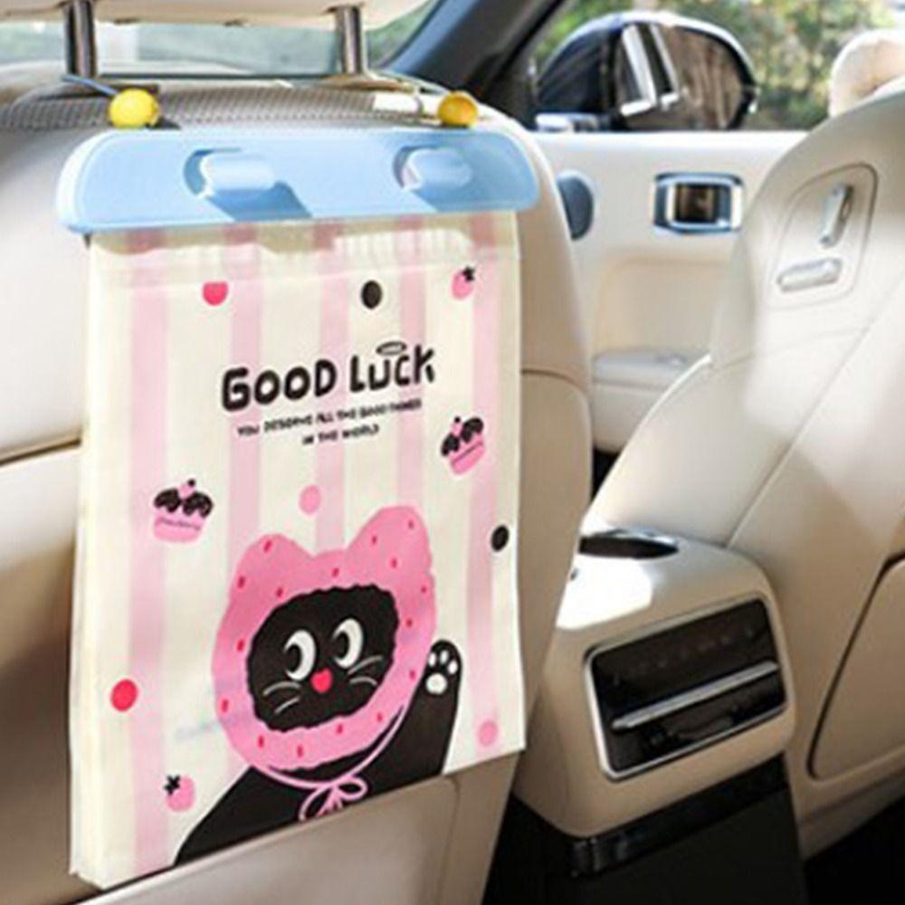 Portable Trash Storage Case Disposable Vehicle Trash Bin Gift Car Hanging Trash Bag  Car Supplies