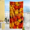 Rose Personalized Text Beach Towel Soft Durable Quick-Dry Portable for SwimmingBeachCamping Travel Beach AccessoriesGym