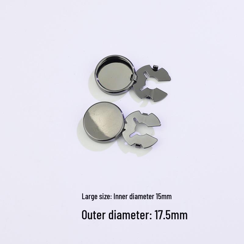 Turtle Buckle Copper Cuff Button Cover DIY Shirt Accessories