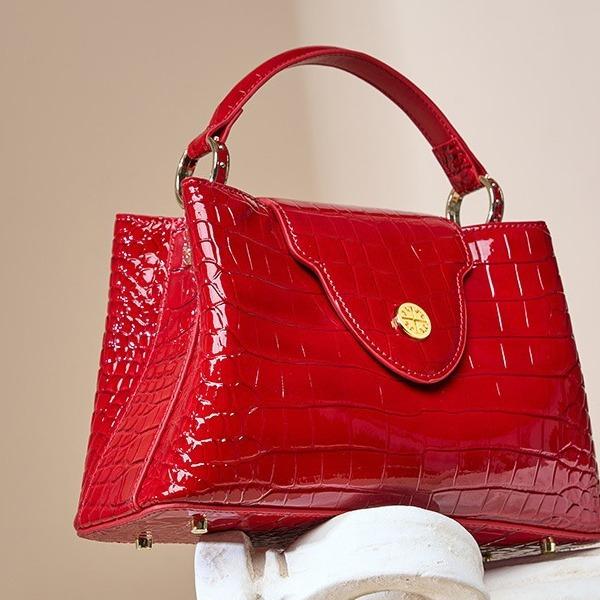 Single Shoulder Zipper New Luxury Cowhide Women's Bag Casual Fashion Solid Color Handbag