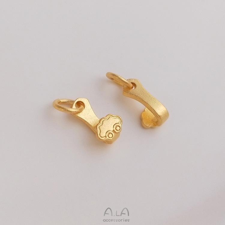 Guld Lyckobringande Djur Ruyi Fiskformad S-krok Lås Smyckesanslutning Armband