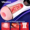 Automatic Intelligent Masturbator Blowjob Telescopic Cup Rotating Real Toy Vagina Sex Male Sex Vibrator Products Adult Silicone