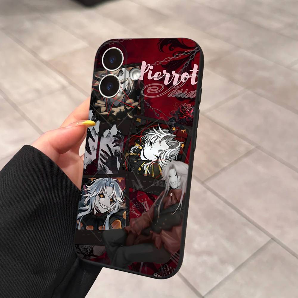 The Freak Circus Pierrot Phone Case For IPhone 17 16 14 15 13 12 11 Pro Max Plus Silicone Soft Cover