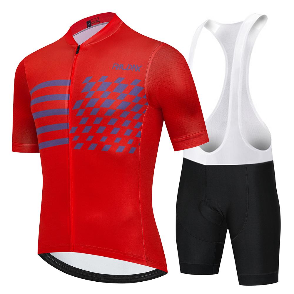 

Raudax Летний Велосипедный Комплект Мужской Велосипедная Джерси с Коротким Рукавом Велосипедная Одежда Комплект Одежды для Велоспорта МТБ Велоодежда Триатлон Майо Сиклизмо 3XL