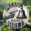 Vintage Aluminum Please Ring Bell Retro Metal Wall Plaque Home Garage Cafe Bar Restaurant Halloween Gift