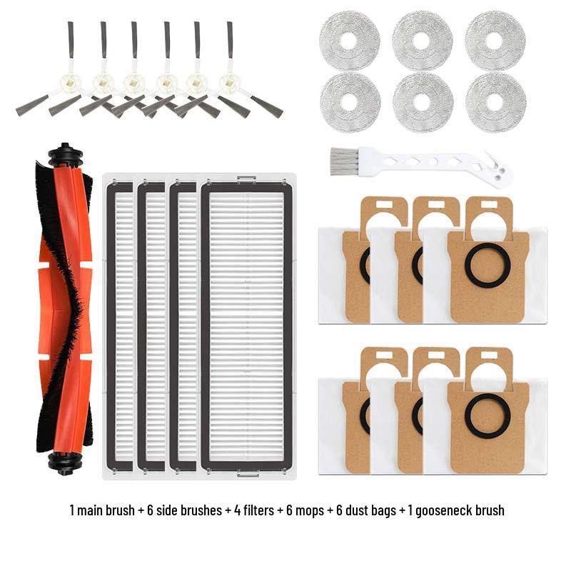 Consumíveis Compatíveis para Aspiradores Robôs Xiaomi X10+ X10Plus X20+/Pro X20 Plus S20Plus
