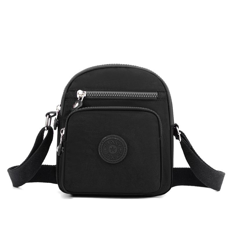 Small Bag Women's New Casual Korean Fashion Shoulder Bag Nylon Crossbody Bag Multi Pocket Small Square Bag