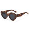 Ins Popular Eyewear Shades Oval Sun Glasses Thick Frame Sun Glasses Oversized Sunglasses