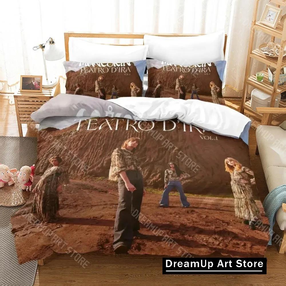 3D Print Maneskin Bedding Set Boys Girls Twin Queen King Size Duvet Cover Pillowcase Bed boys Adult Home Textileextile
