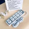USB Charging Universal Power Strip Plastic Extension Socket New USB Power Strip  Household Use