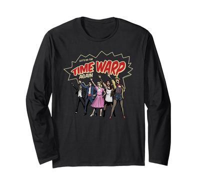 Rocky Horror Show Time Warp Lineup Long Sleeve T-Shirt