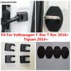 Car Door Stop Limit Rust Lock Protection Cover Trim Fit For Volkswagen T-Roc T Roc 2018 - 2025 / Tiguan 2014 - 2025 Accessories