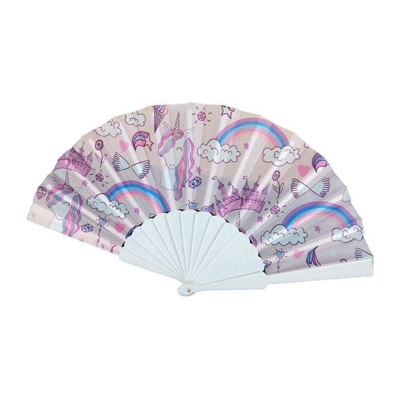 

Портативный милый мультяшный модный веер летний маленький складной ручной веер детский студенческий складной веер