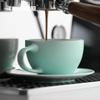 300ml Ceramic Espresso Cups Classic Coffee Cup Set with Saucers & Coffee Spoon Art  Latte Mocha Tea Mugs Chic Home Kitchen Tools