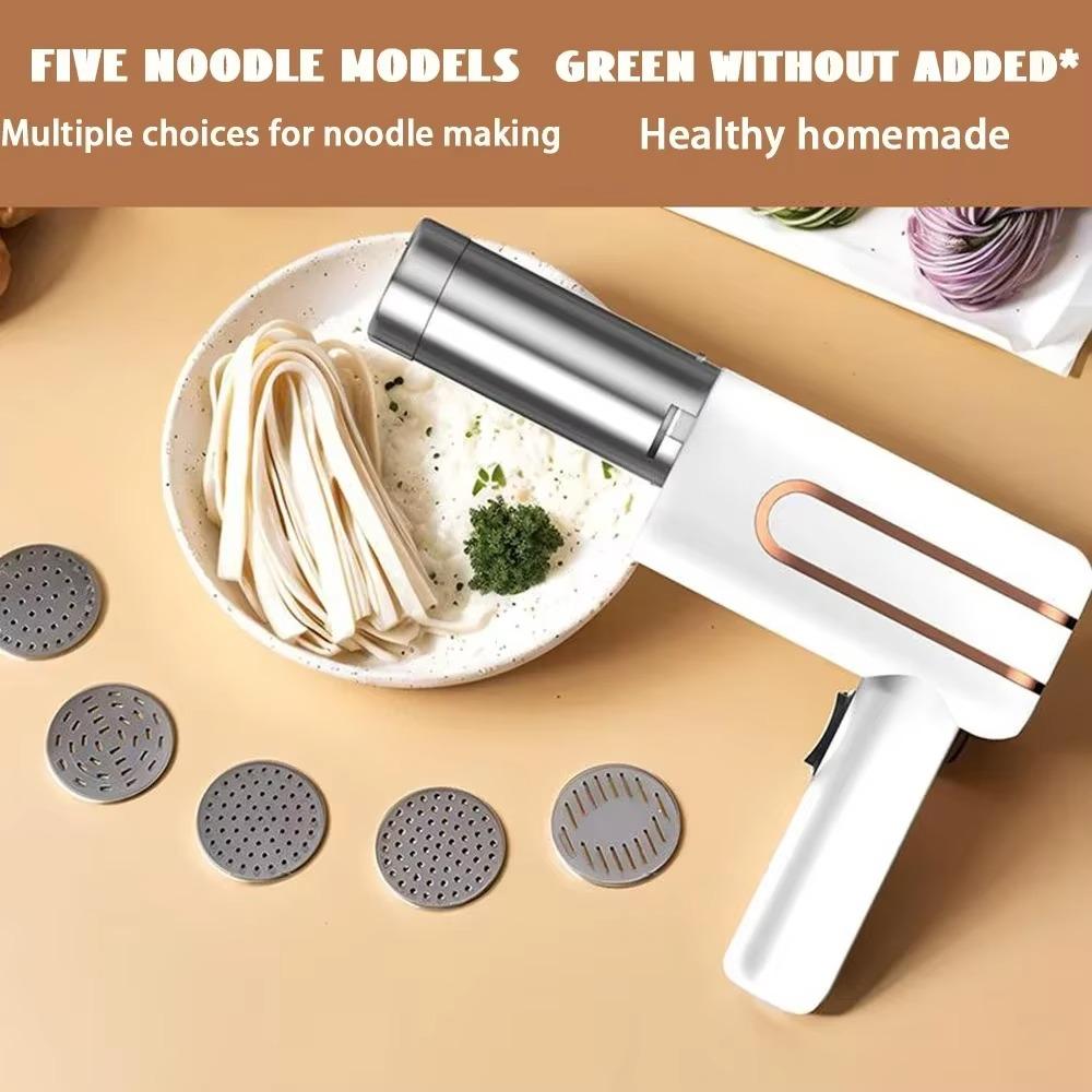 Handheld Electric Pasta Noodle Makerr USB Rechargeable Noodle Squeezing Machine Dough