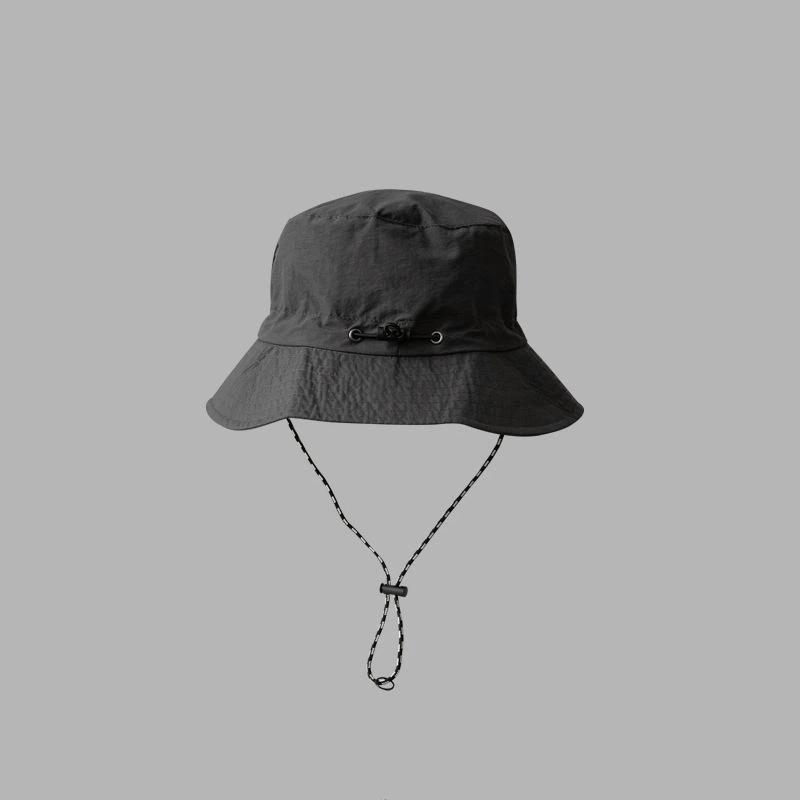 Outdoor Lightweight Fisherman Hat Unisex Foldable Quick Dry UV Protection Sun Cap for Hiking Travel Fishing серый
