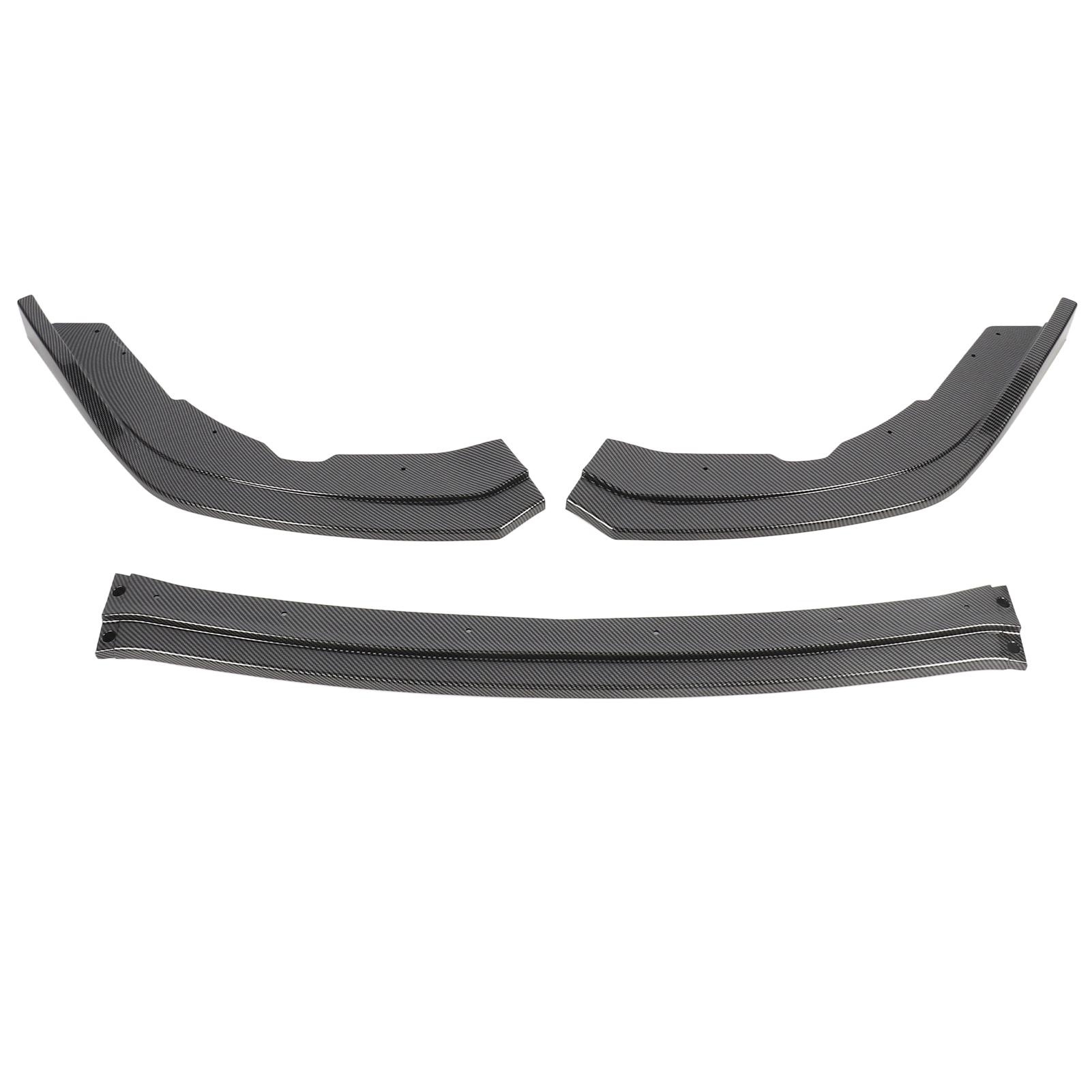 

Спойлер для переднего бампера, 3-сегментный, автомобильный бампер, сплиттер, диффузор, комплект кузова, замена для