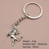 1Pc Sporty Western Cowboy Hat Boots Horse Keychain Men'S Key Chain Bag Pendant Charm Key Ring