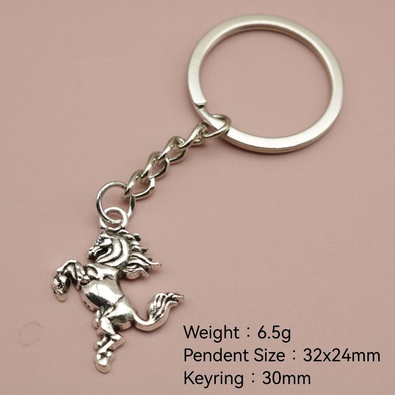 1Pc Sporty Western Cowboy Hat Boots Horse Keychain Men'S Key Chain Bag Pendant Charm Key Ring