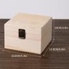 Wooden Box Bridesmaid Favor with Clasp Candy Case DIY Hinged Decorative Rustic Unfinished
