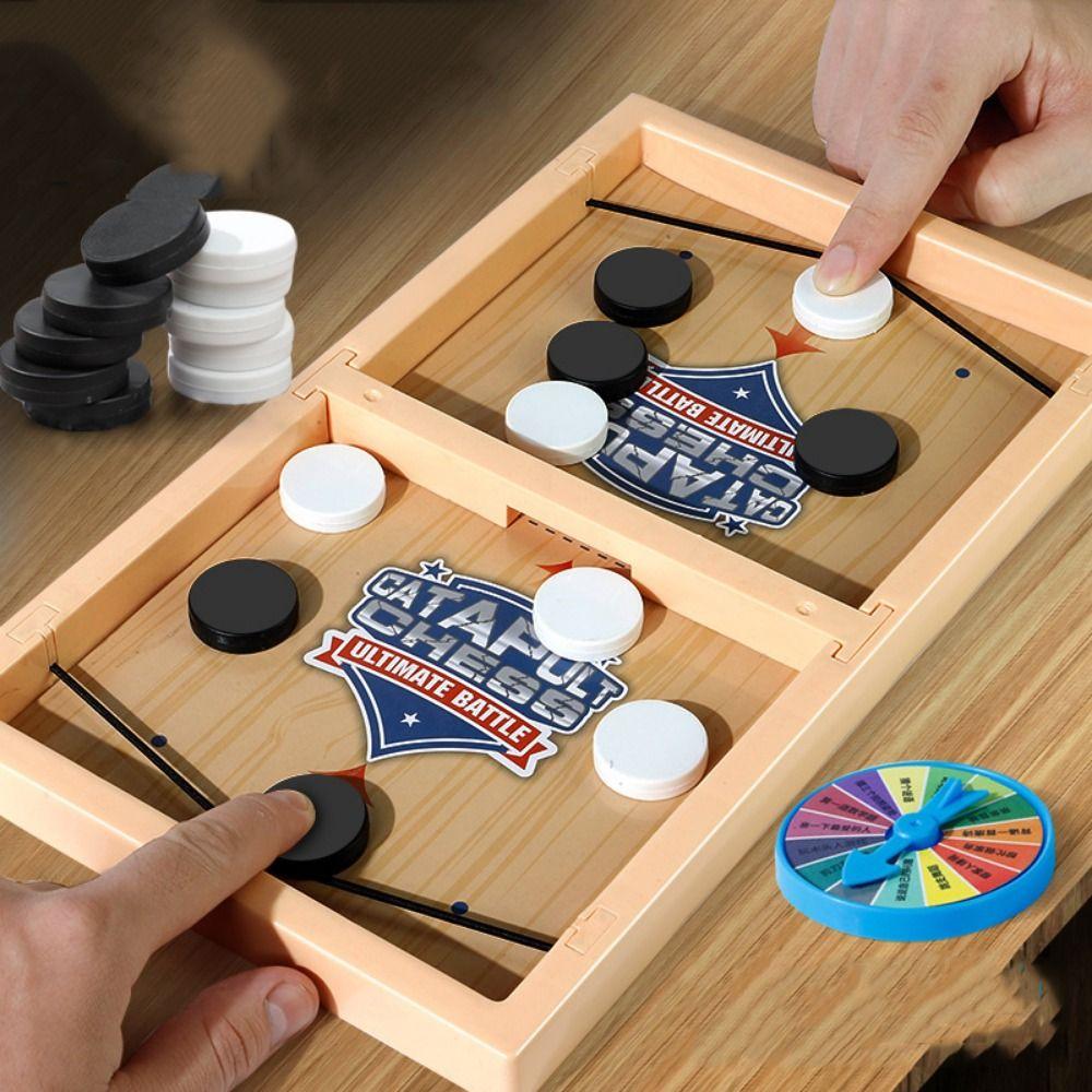 Table Chess Fast Sling Game Parent-child Interactive Paced Sling Board Game  Family Party
