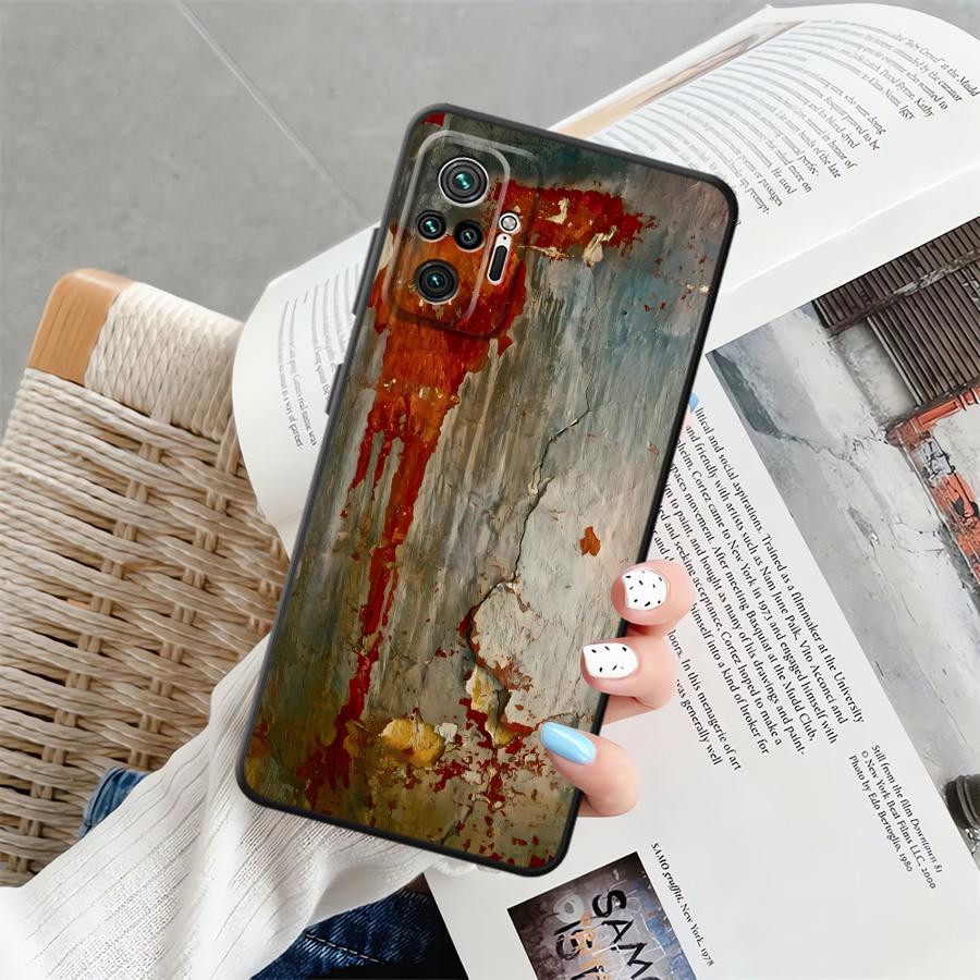 Retro Rust Marks Case for Xiaomi Redmi Note 11S 10S 12S 10 9 8 Pro 11 13 12 Pro Plus 9s Funda Phone Cover
