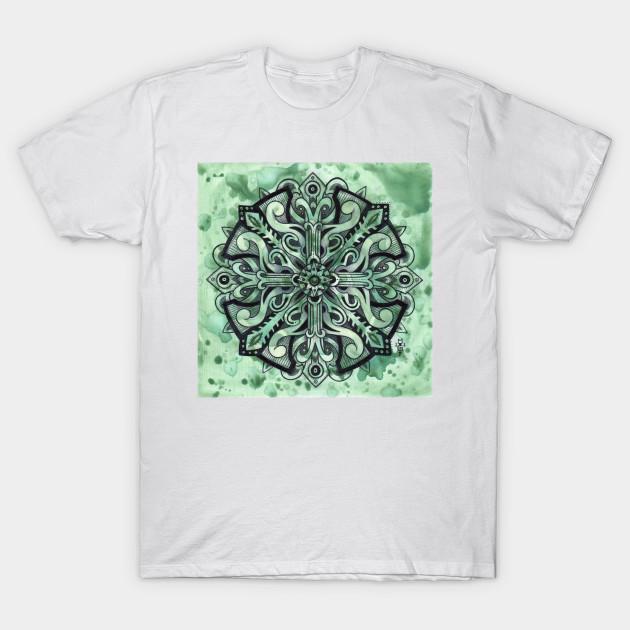 Unisex Fashion TShirt Courage Mandala Print TShirt Plus Size S-5XL T-Shirt 100%Cotton Tops O Neck Short Sleeve Tees