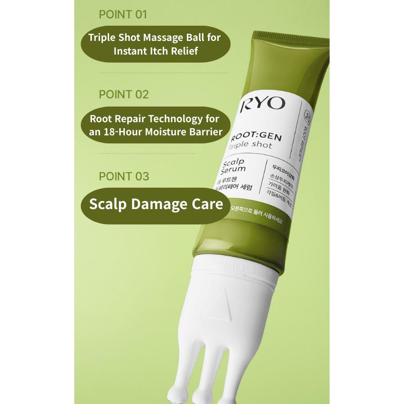Ryo Rootgen Triple Shot Scalp Repair Serum 60ml