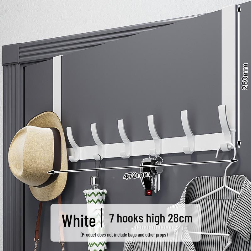 Over-the-Door No-Drill Coat Rack & Clothes Hook