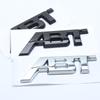 3D ABS ABT Sticker Car Rear Trunk Letter Logo Badge For A3 A4 A5 A7 A7 Q3 Q5 Q7 TT RS6 RS3 Accessories